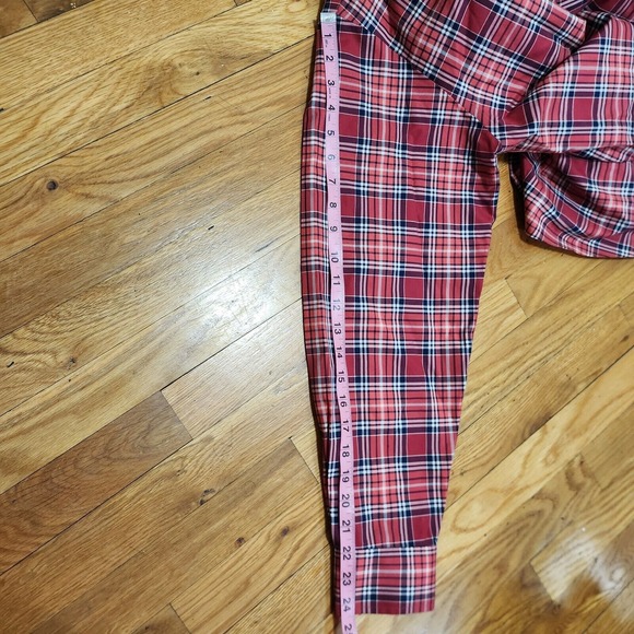 Orvis plaid button down wrinkles free - Picture 9 of 10